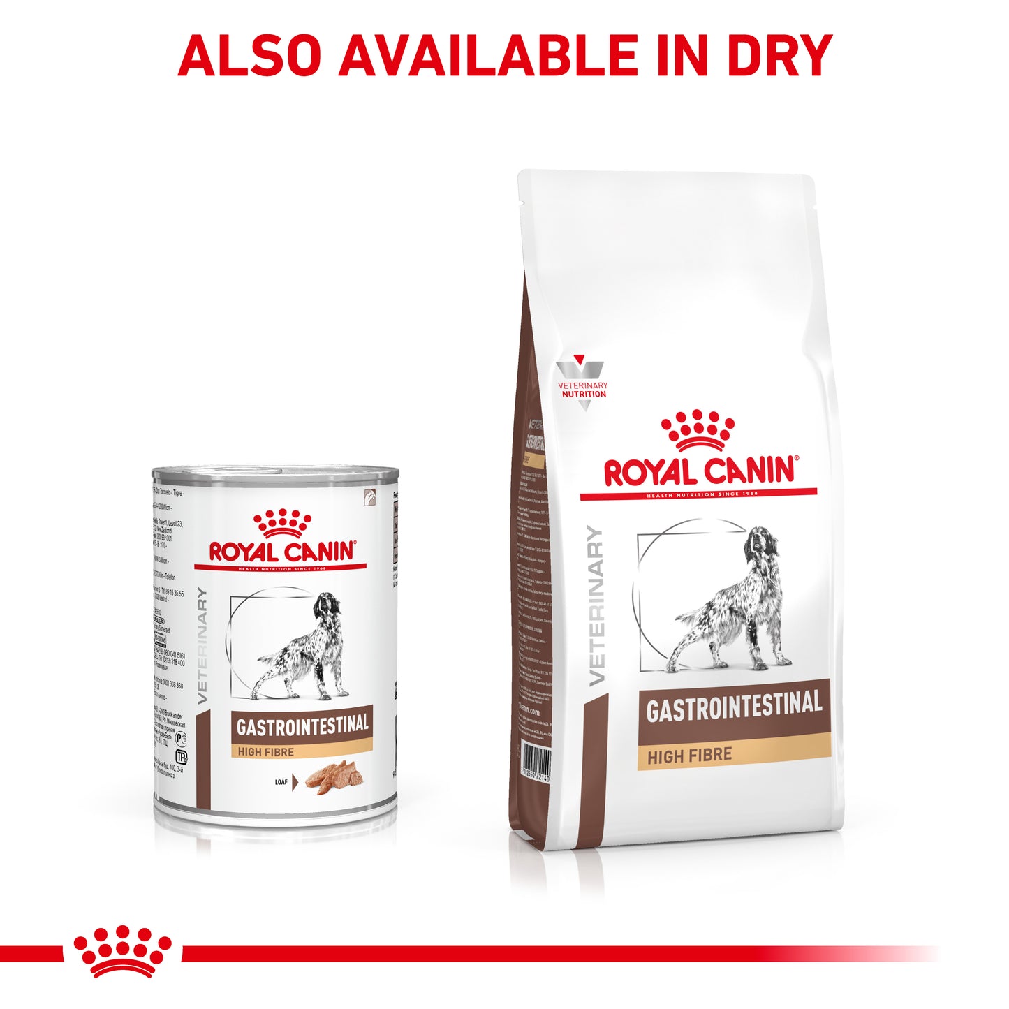 Royal Canin Gastrointestinal High Fibre Loaf Adult Wet Dog Food 12 x 410g