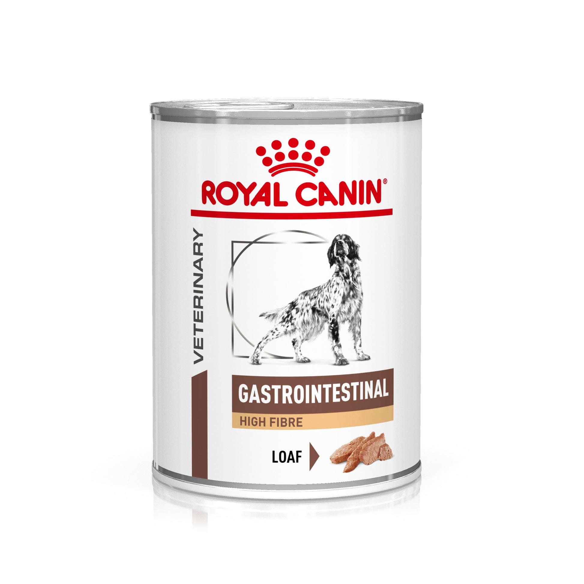 Royal Canin Royal Canin Gastrointestinal High Fibre Salmon Adult Wet Dog Food pet food packaging