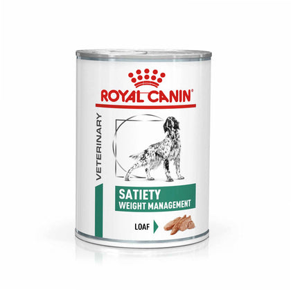 Royal Canin Satiety Weight Management Loaf Adult Wet Dog Food 12 x 410g