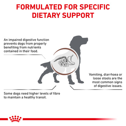 Royal Canin Gastrointestinal High Fibre Loaf Adult Wet Dog Food 12 x 410g