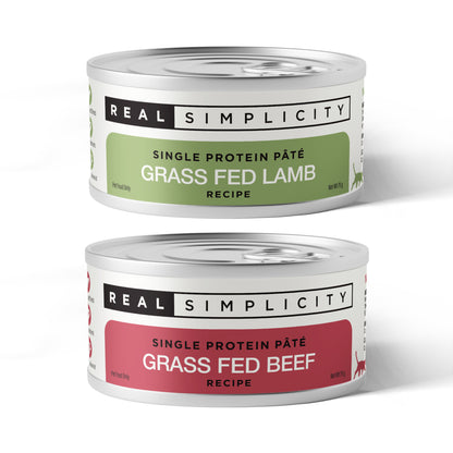 Real Simplicity Single Protein Pate, Lamb & Beef Bundle