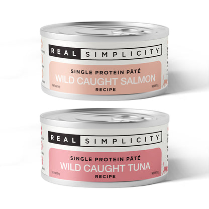 Real Simplicity Single Protein Pate, Salmon & Tuna Bundle