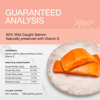 Real Simplicity Freeze Dried Single Protein Bites Wild Caught Salmon Adult Cat Treat