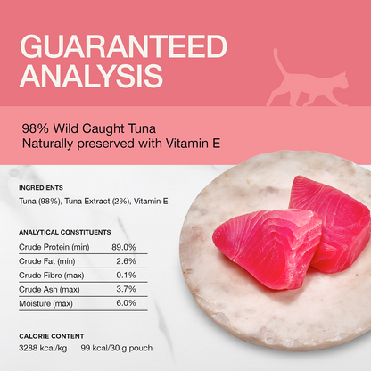 Real Simplicity Freeze Dried Single Protein Bites Wild Caught Tuna Adult Cat Treat