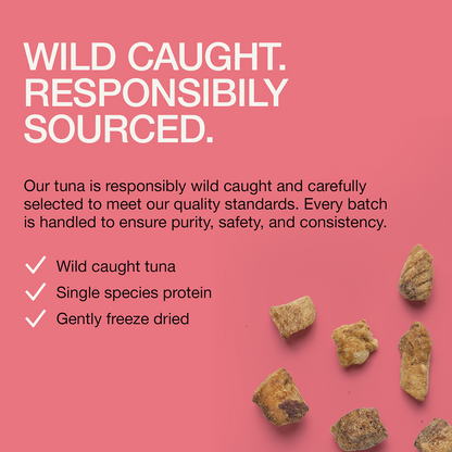 Real Simplicity Freeze Dried Single Protein Bites Wild Caught Tuna Adult Cat Treat