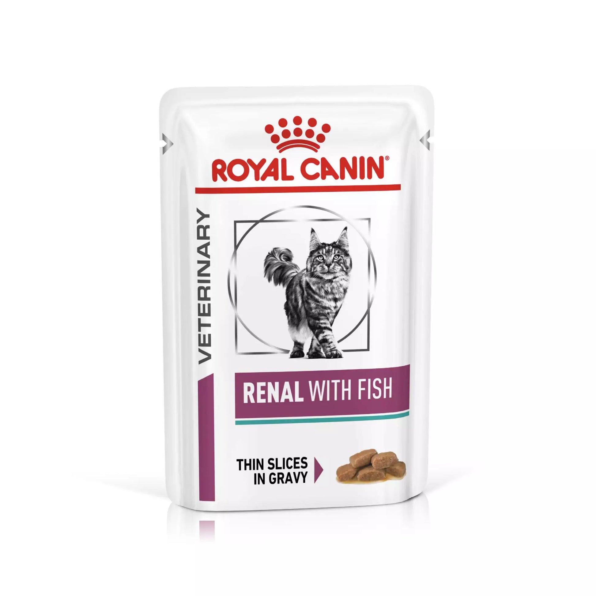 Royal Canin Royal Canin Veterinary Renal Adult Wet Cat Food pet food packaging