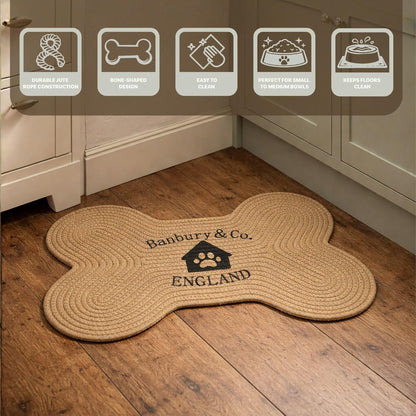 Rural Retreats Pet Bowl & Feeding Mat Bundle