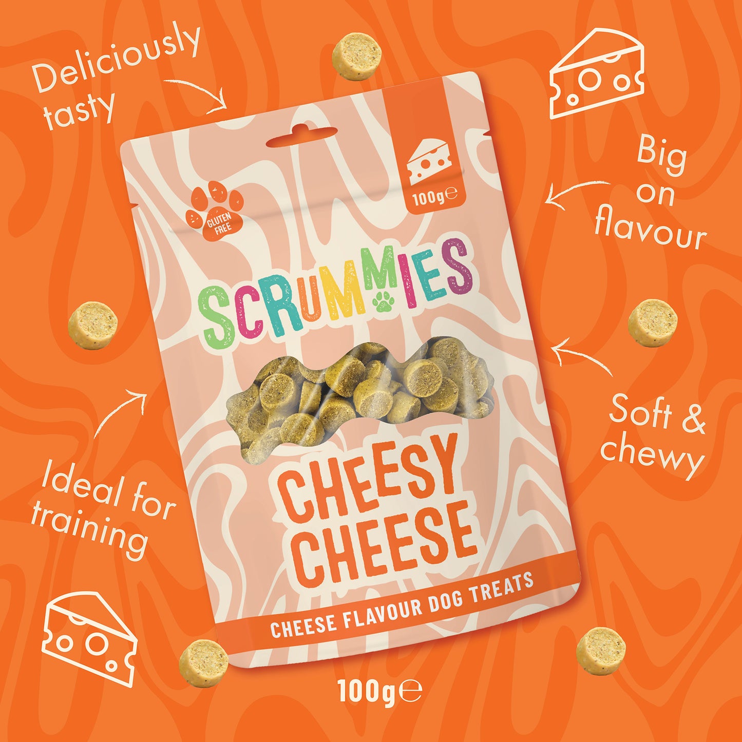 Scrummies Cheesy Cheese Dog Treats