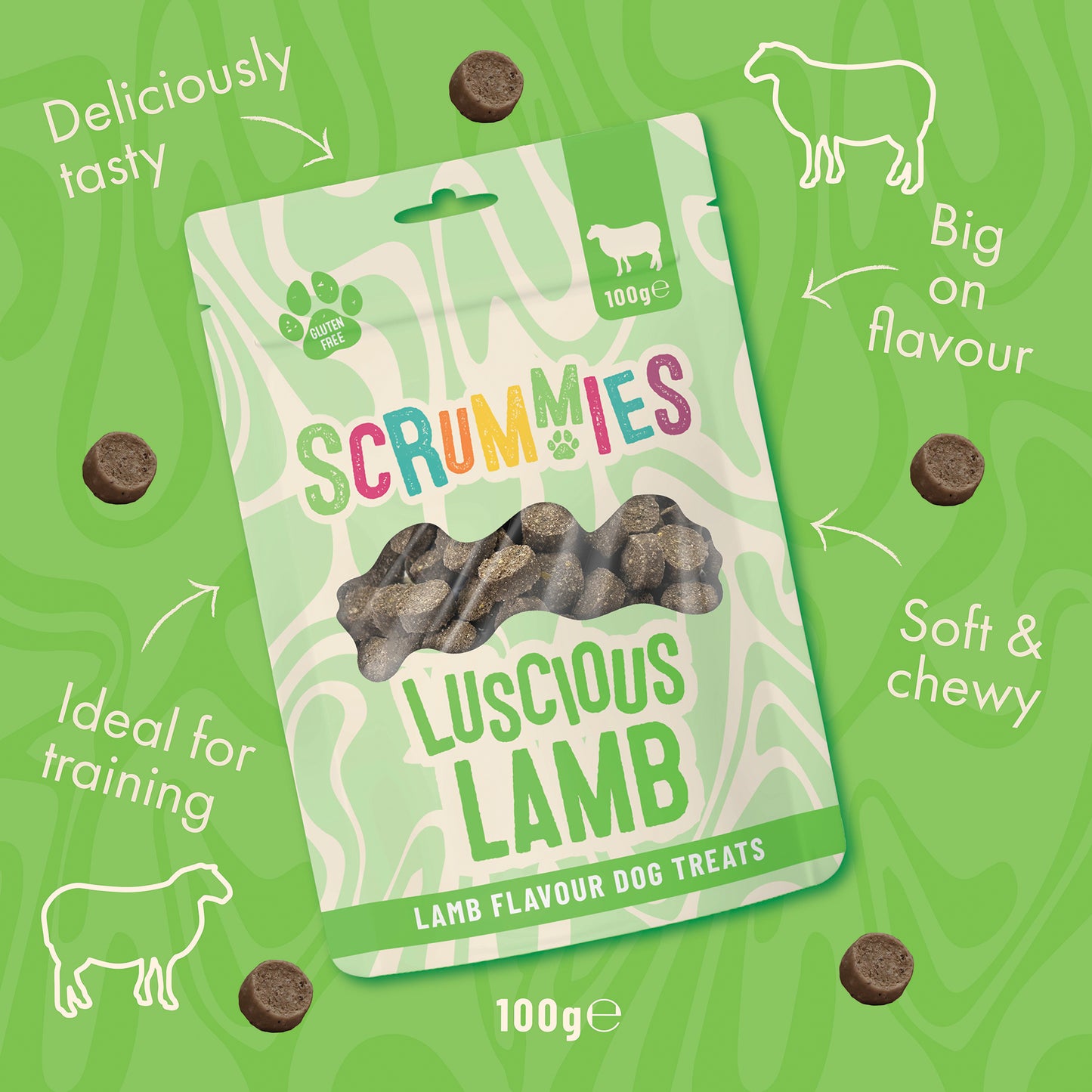 Scrummies Luscious Lamb Dog Treats