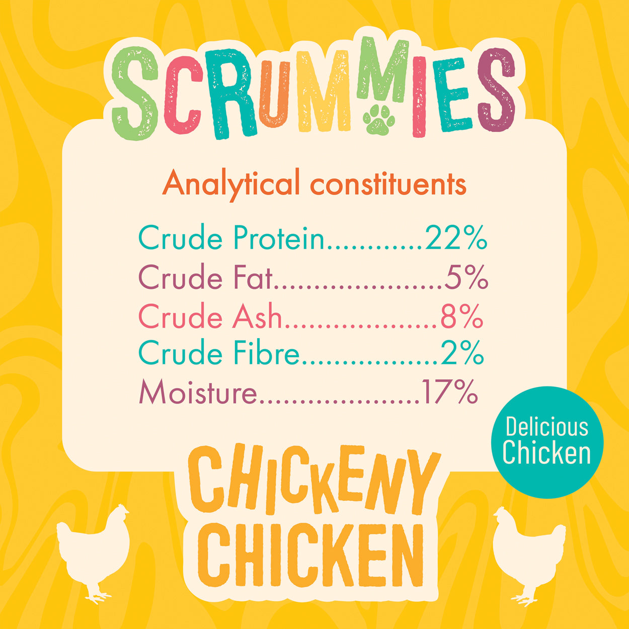Scrummies Chickeny Chicken Dog Treat Value Pack | 400g (4-Packs)