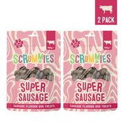 Scrummies Super Sausage Dog Treat Twin Pack | 200g