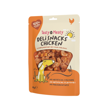 Tasty & Meaty Deli Snacks Chicken Bites Adult Dog Treats | 65g
