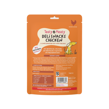 Tasty & Meaty Deli Snacks Chicken Bites Adult Dog Treats | 65g
