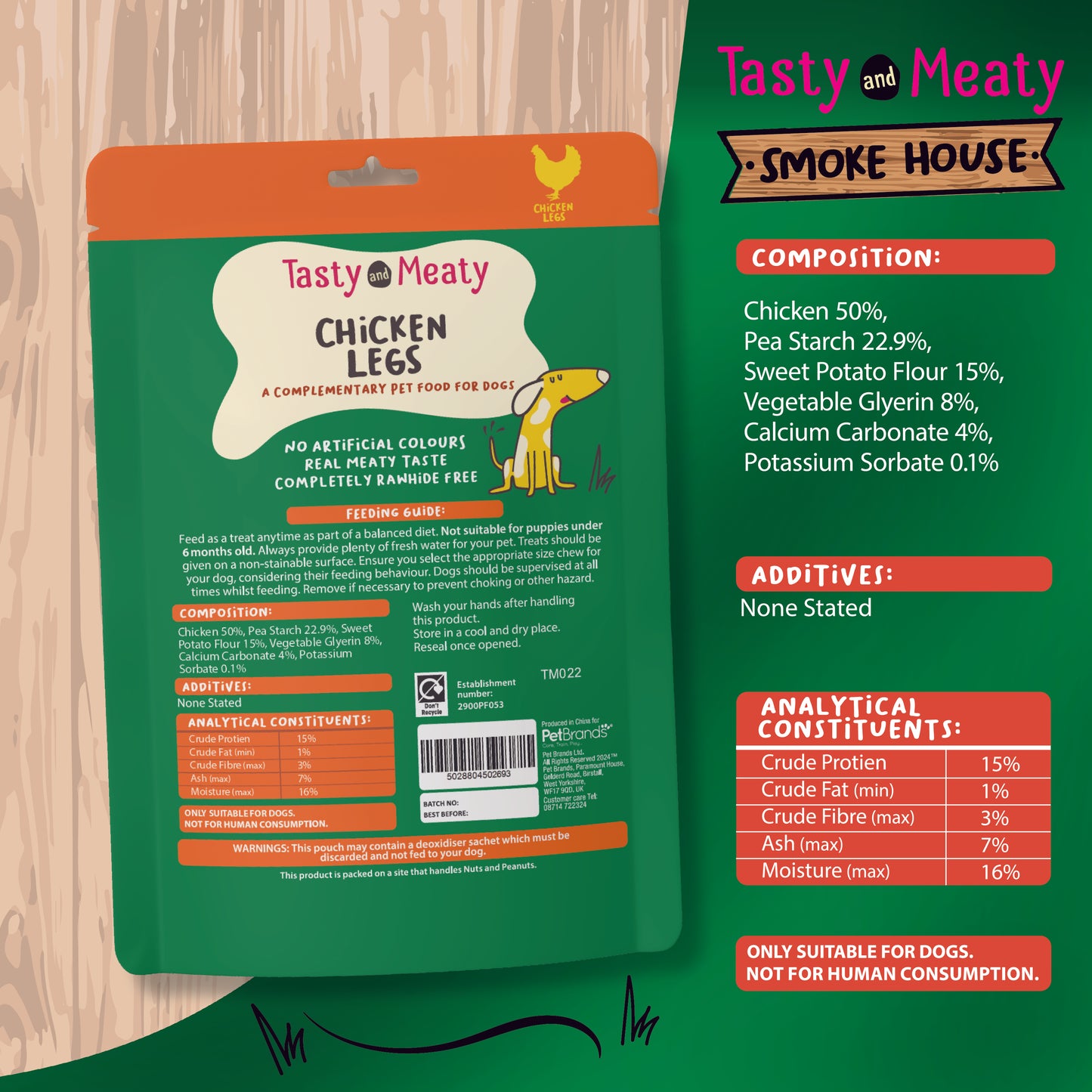 Tasty & Meaty Smoke House Chicken Leg | 90g