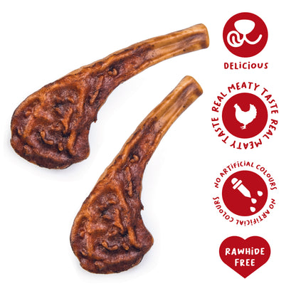 Tasty & Meaty Smoke House Large Chops | 96g