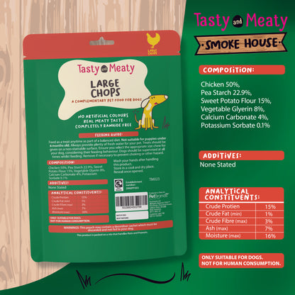 Tasty & Meaty Smoke House Large Chops | 96g