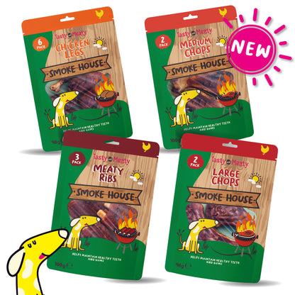 Tasty & Meaty Smoke House Large Chops | 96g