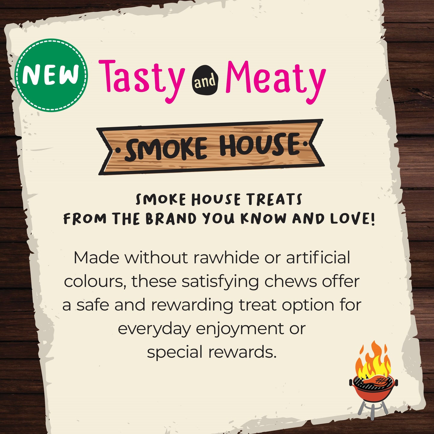 Tasty & Meaty Smoke House Medium Chops | 100g