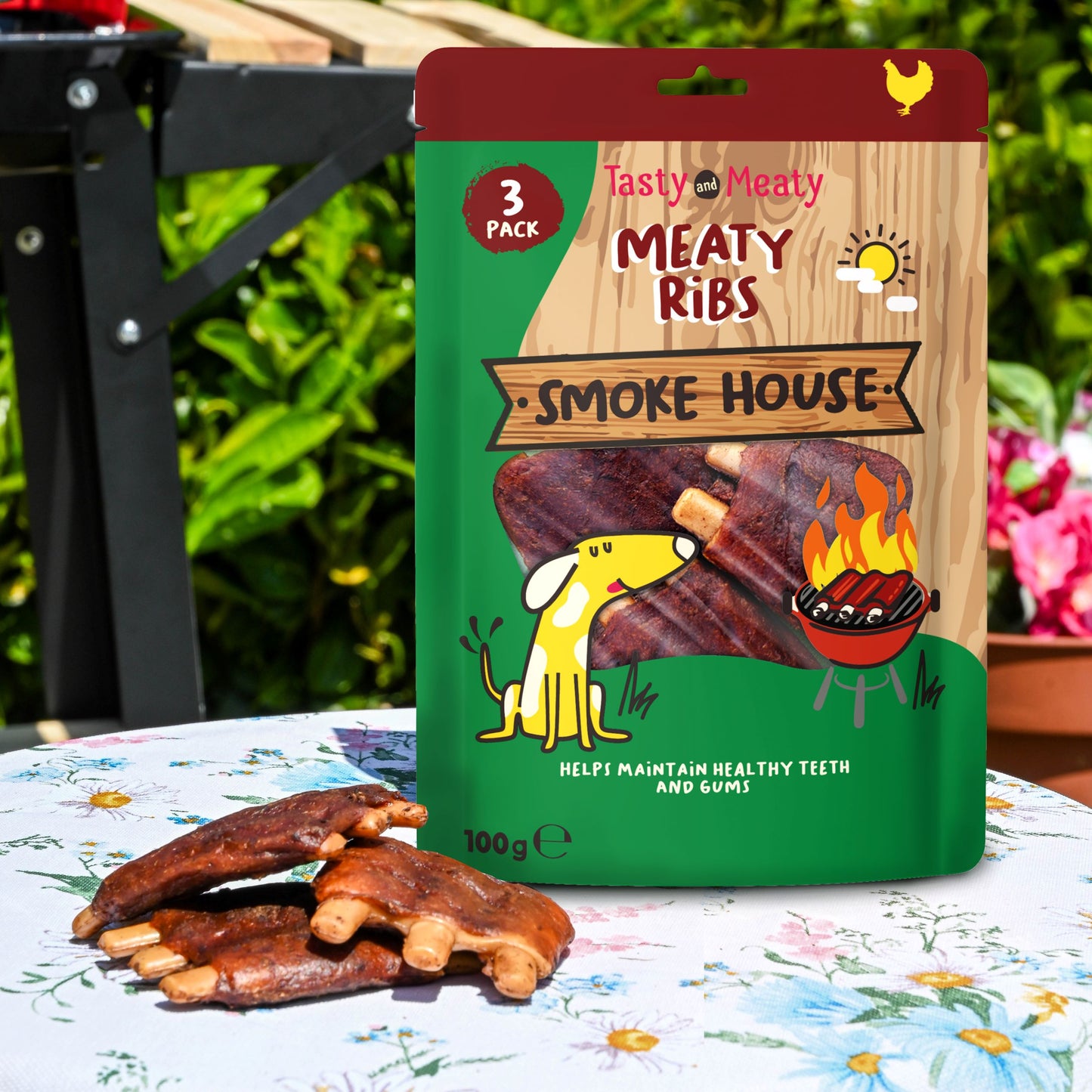 Tasty & Meaty Smoke House Ribs | 100g