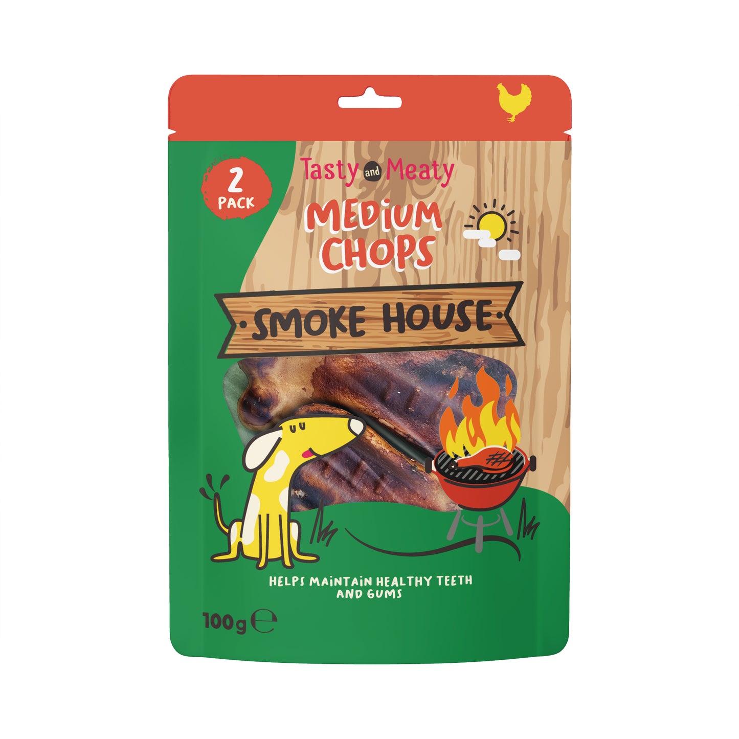 Tasty & Meaty Smoke House Medium Chops | 100g