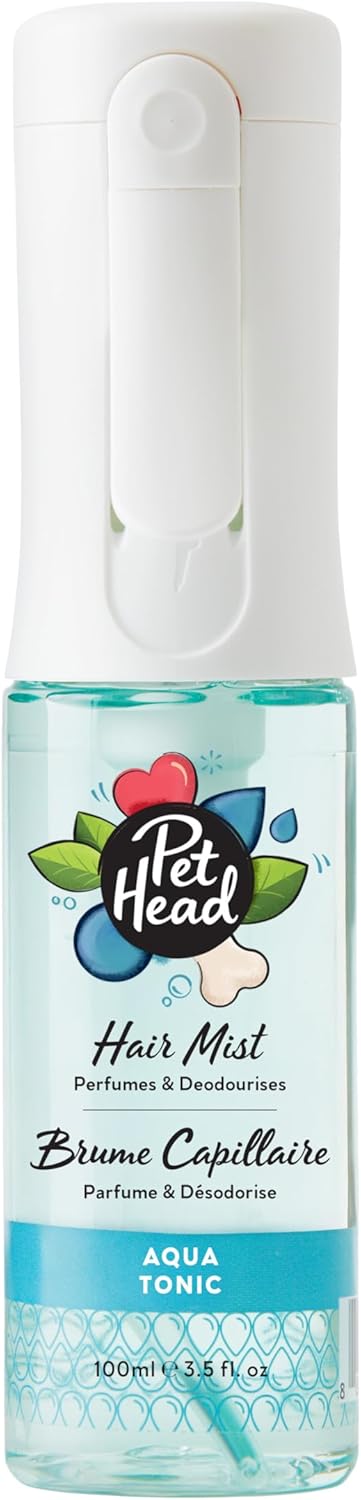 Pet Head Hair Mist Dog Deodorising Spray Aqua Tonic