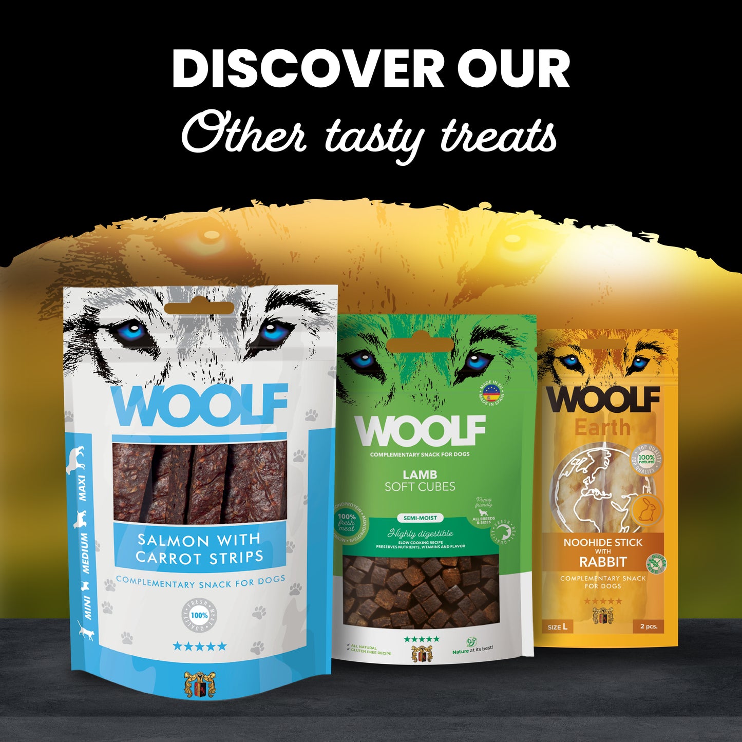Woolf Duck chunkies Dog Treats