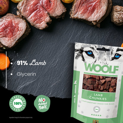 Woolf Lamb Chunkies Dog Treats