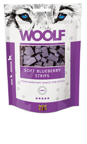Woolf Soft Blueberry strips Dog Treats