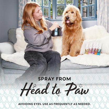 Pet Head Hair Mist Dog Deodorising Spray Aqua Tonic