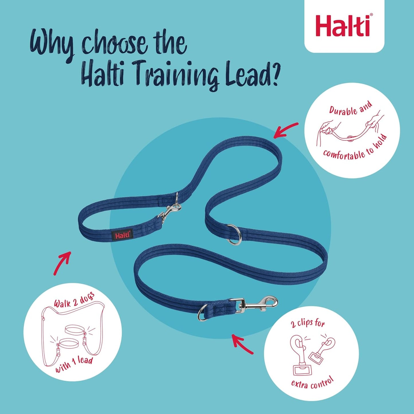 Halti Train Training Lead Pink