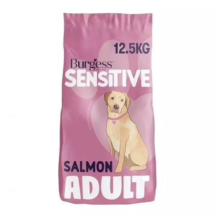 Burgess Sensitive Adult Complete Dry Dog Food - Salmon & Rice