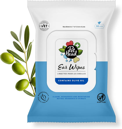 Pet Head Health Ear wipes For Dogs