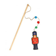Pet Brands Christmas Nutcracker Cat Teaser Toy