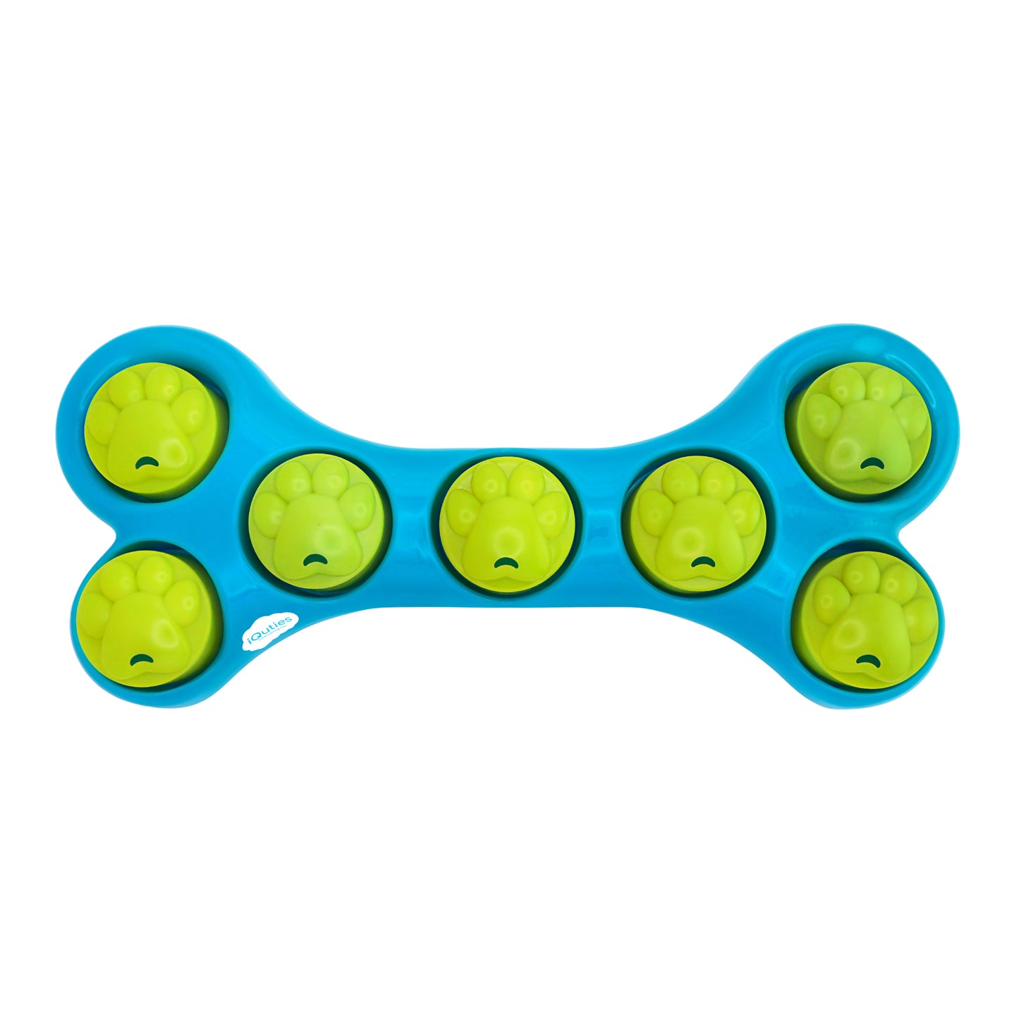 iQuties Bone Hide Interactive Puzzle Treat Dispenser Dog Toy