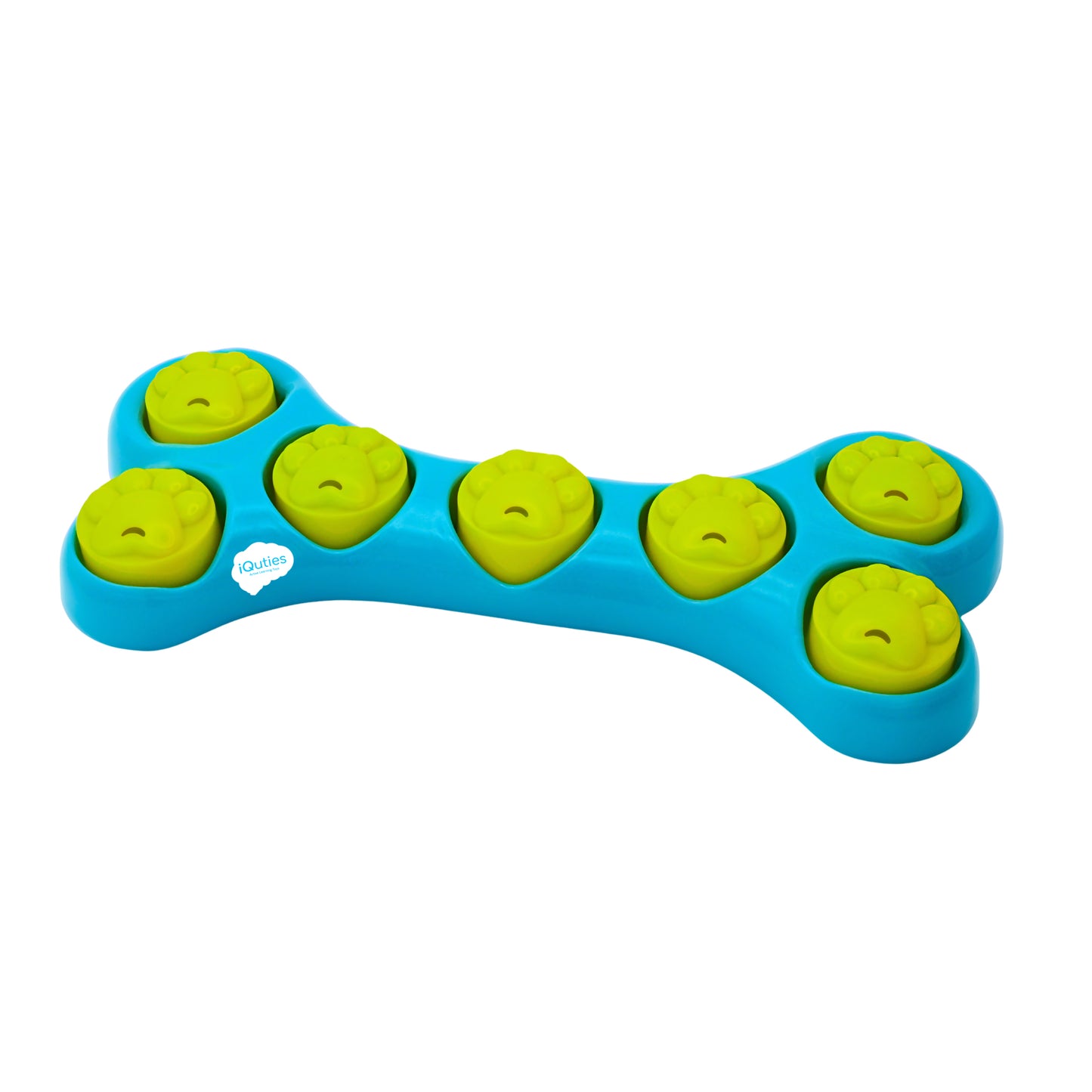 iQuties Bone Hide Interactive Puzzle Treat Dispenser Dog Toy