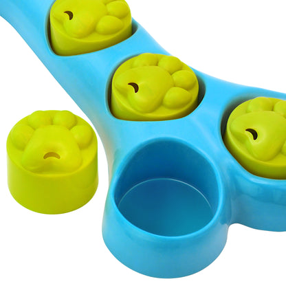 iQuties Bone Hide Interactive Puzzle Treat Dispenser Dog Toy