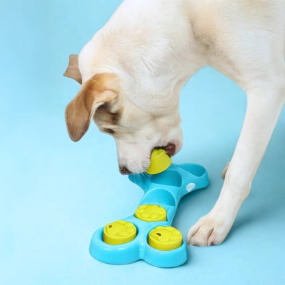iQuties Bone Hide Interactive Puzzle Treat Dispenser Dog Toy