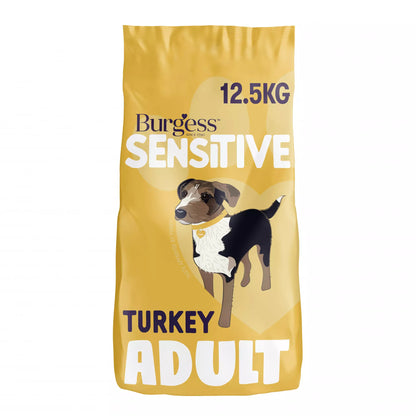 Burgess Sensitive Adult Hypoallergenic Turkey & Rice Dry Dog Food