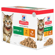 Hill's Science Plan Kitten Wet Food Multipack Chicken & Turkey