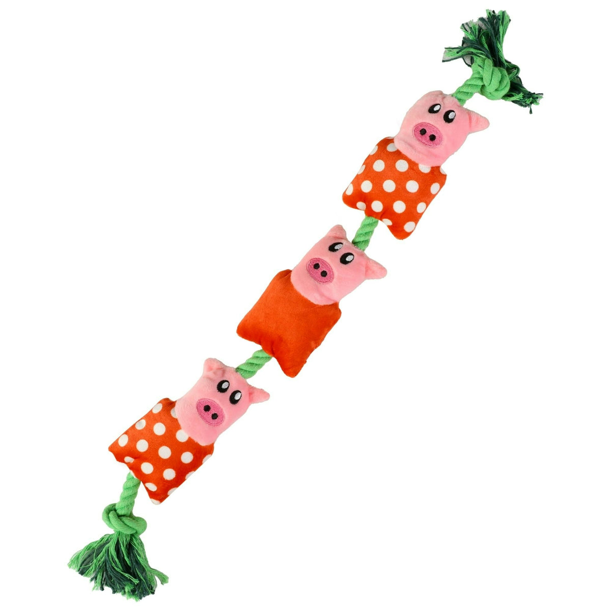 Pet Brands Christmas Pigs in Blankets Rope Toy
