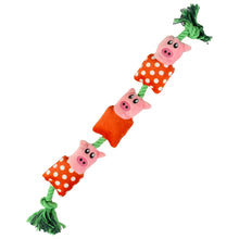 Pet Brands Christmas Pigs in Blankets Rope Toy