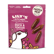 Lily's Kitchen Dog Scrumptious Sausages Adult Dog Treats - Duck & Venison