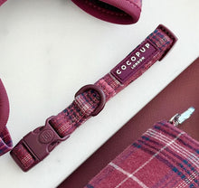 Cocopup Mulberry Plaid Dog Dog Collar