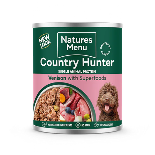 Natures menu Natures Menu Country Hunter Venison Adult Wet Dog Food pet food packaging