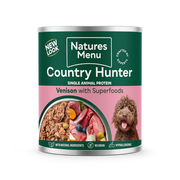 Natures Menu Country Hunter Venison Wet Dog Food Cans